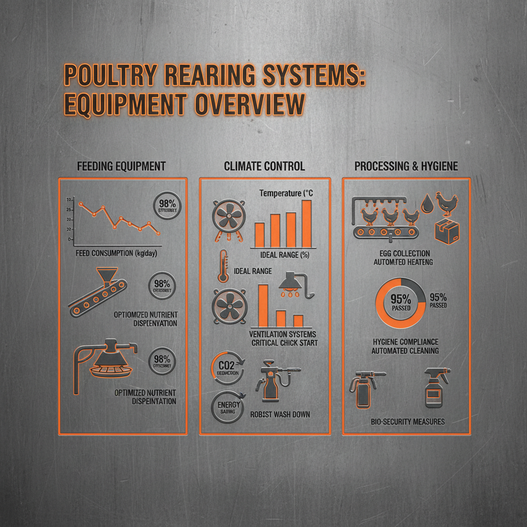 Advancements in Poultry Rearing Equipment for Sustainable Food Production