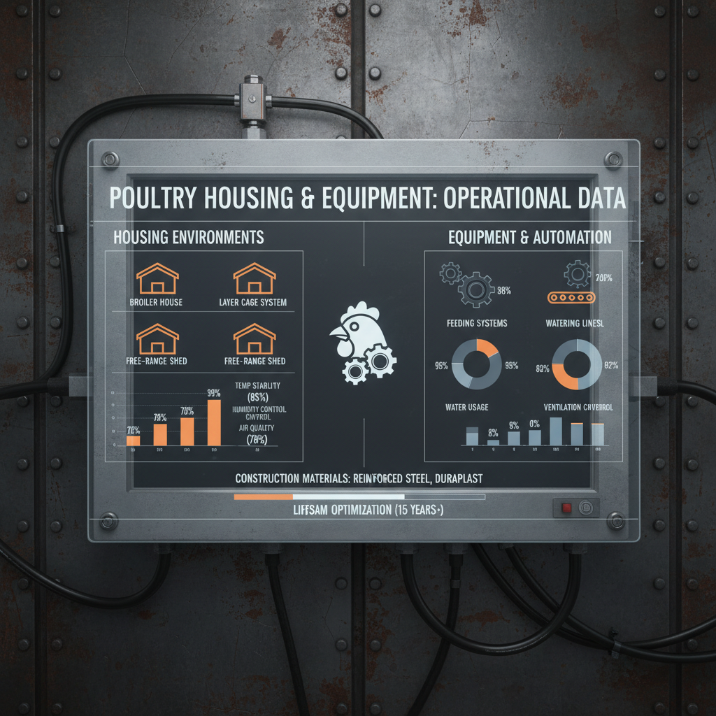 Optimizing Poultry Housing and Equipment for Sustainable Production