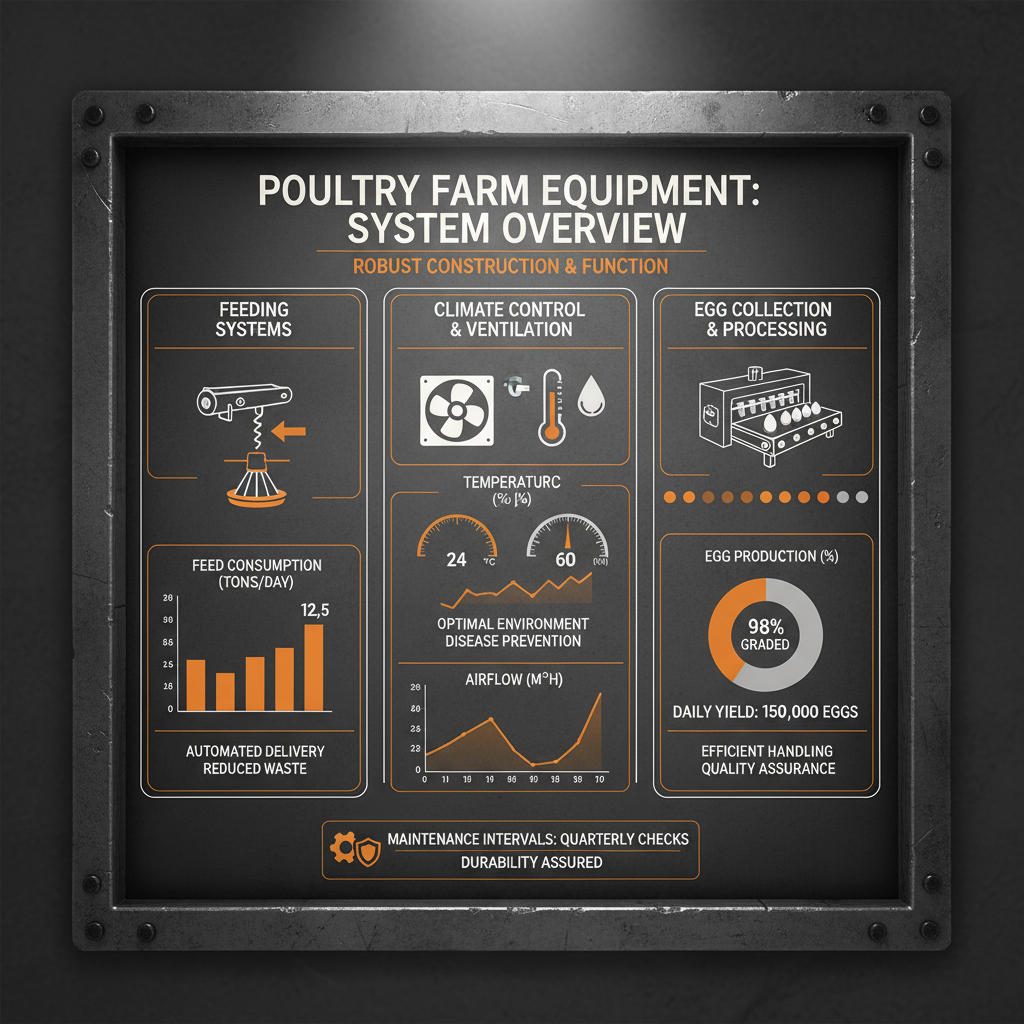 Advancements in Equipment for Poultry Farm Efficiency and Sustainability