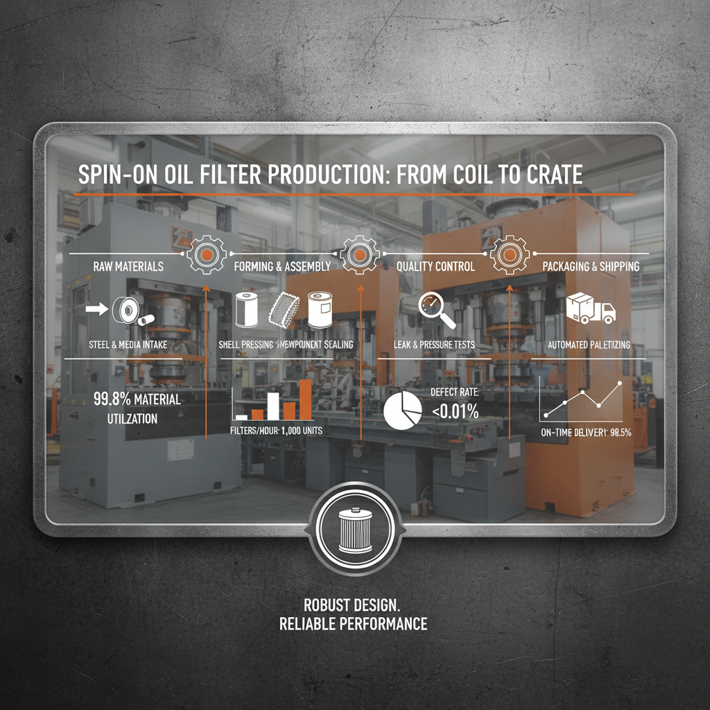 Optimizing Spinon Oil Filter Production Line for Efficiency and Global Demand