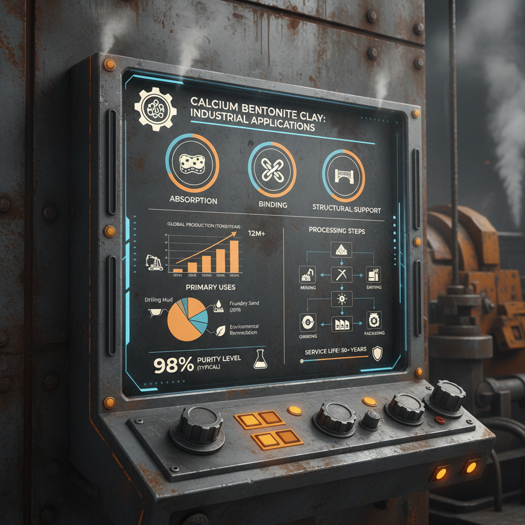 Exploring the Versatile Applications of Calcium Bentonite Clay Globally