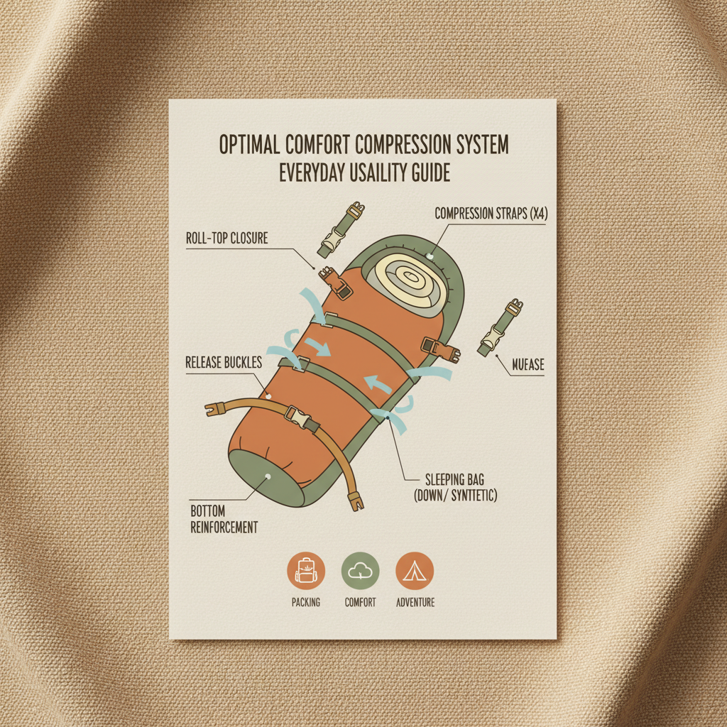 Optimizing Outdoor Gear with a Sleeping Bag Compression Sack for Efficient Packing