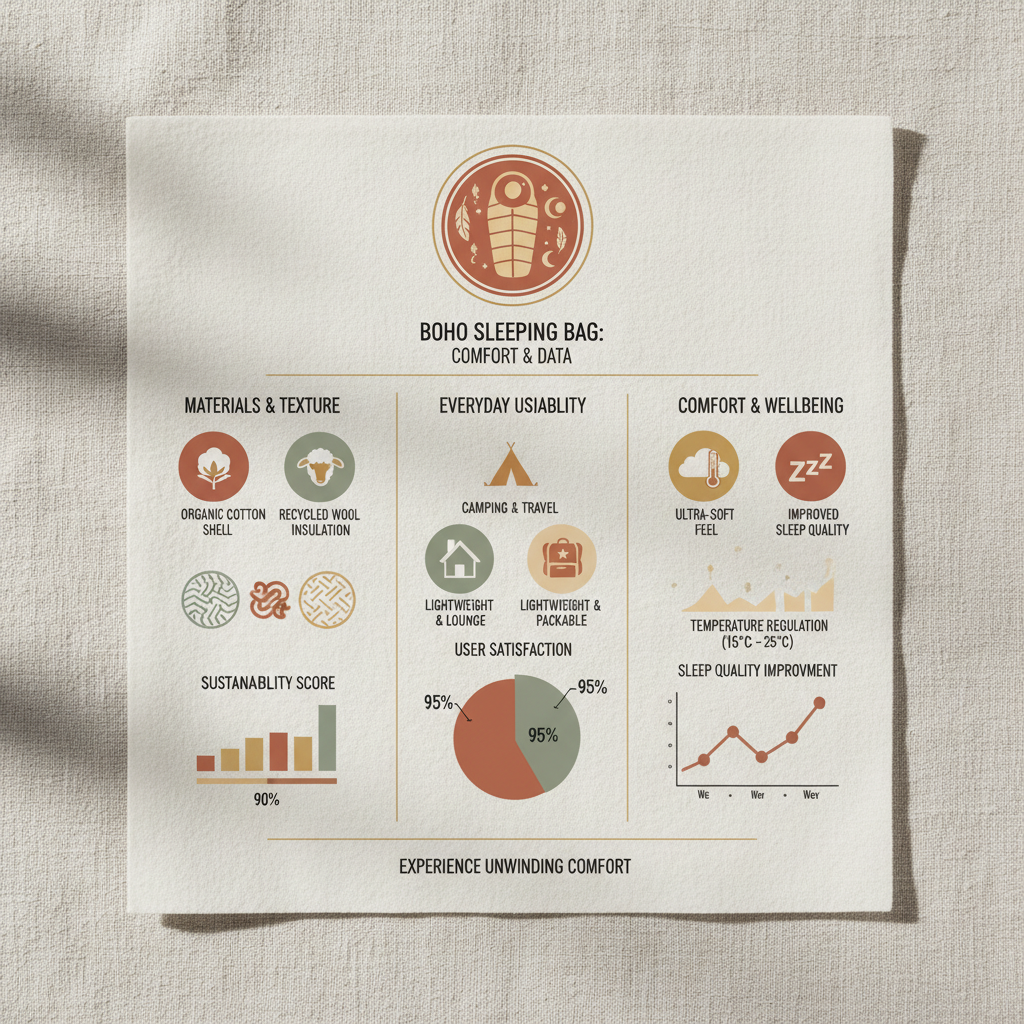 Elevate Your Outdoor Experience with a Stylish Boho Sleeping Bag