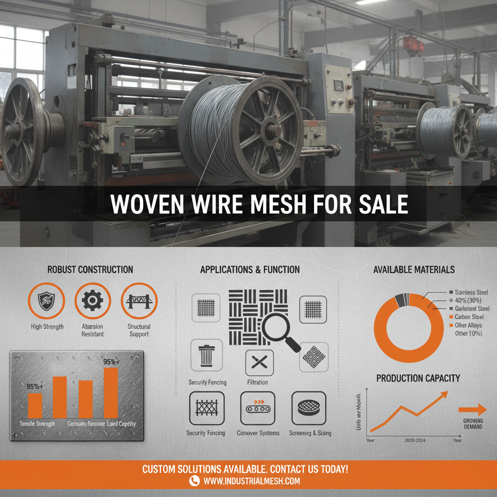 Explore Premium Woven Wire Mesh for Sale and Diverse Industrial Applications