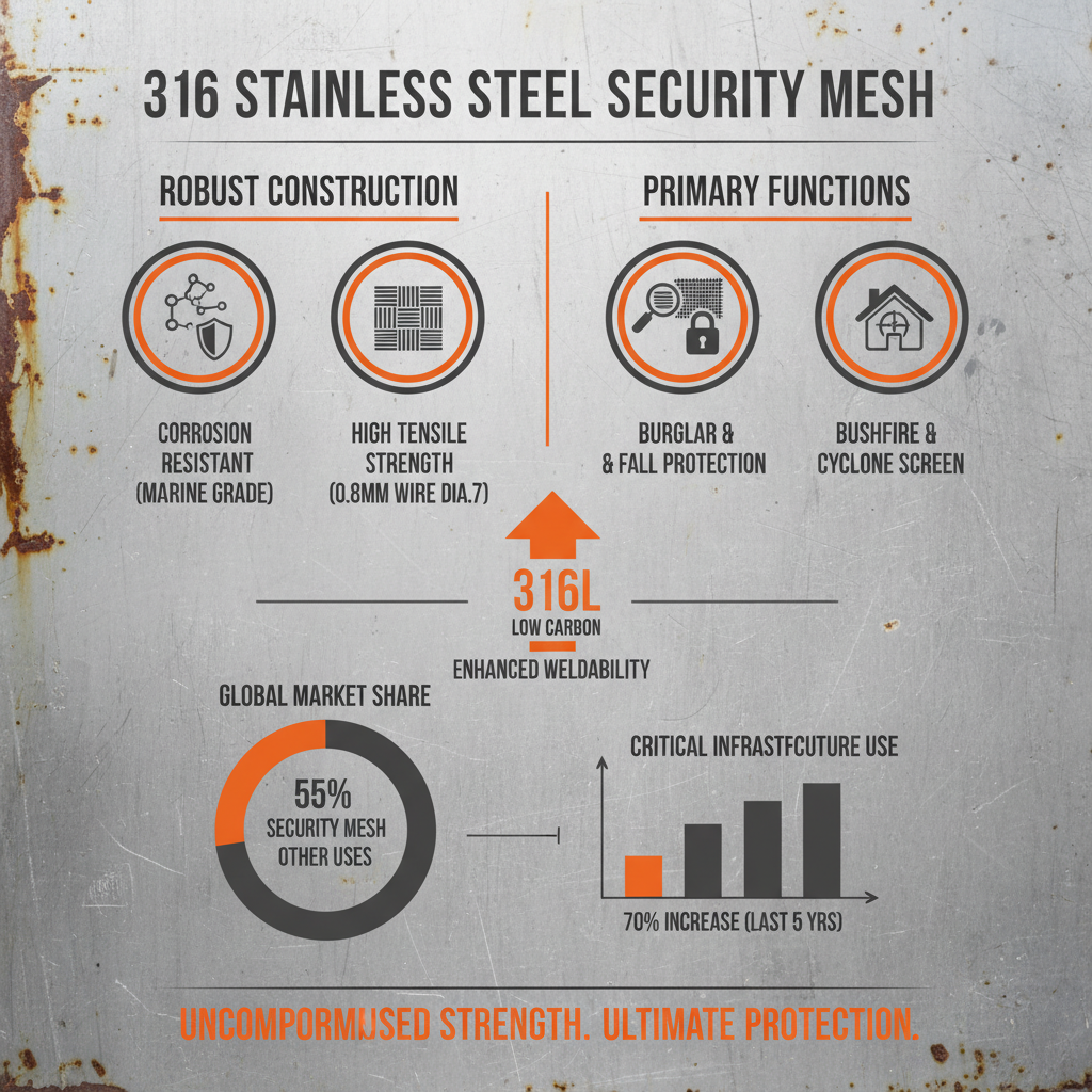 Comprehensive Guide to 316 Stainless Steel Security Mesh and its Applications