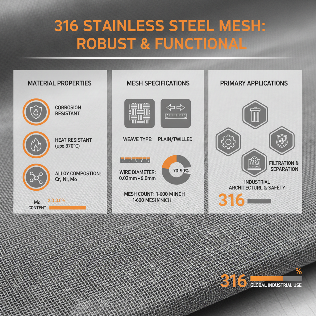 The Versatile Applications of 316 Stainless Steel Mesh Screen Globally
