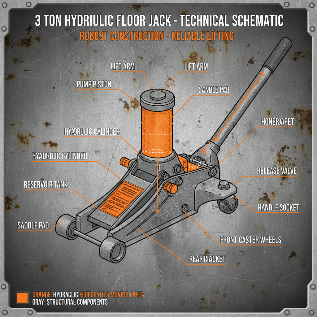 Find the Best 3 Ton Hydraulic Floor Jack for Sale and Enhance Your Garage
