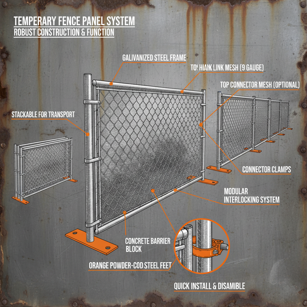 Comprehensive Guide to Temporary Chain Link Fence Panels for Sale and Applications
