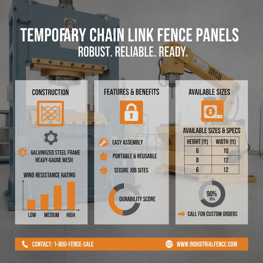 Comprehensive Guide to Temporary Chain Link Fence Panels for Sale and Applications