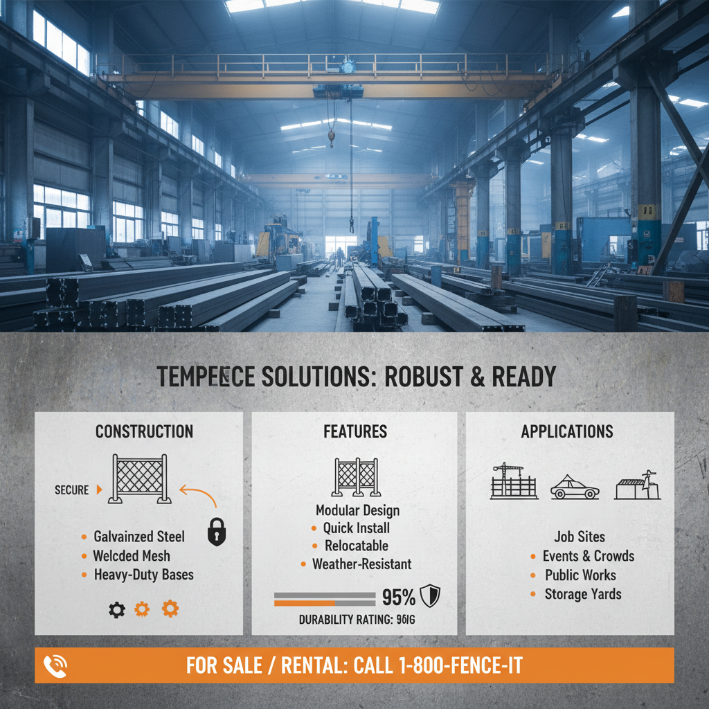 Comprehensive Guide to Temp Fence for Sale Applications and Future Trends