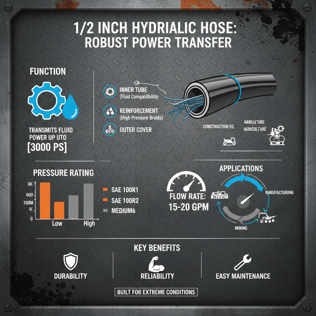 Comprehensive Guide to 1 2 inch Hydraulic Hose Applications and Industry Standards