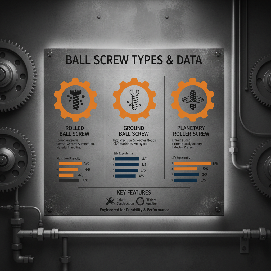 Exploring Diverse Ball Screw Types for Precision Motion Control Systems