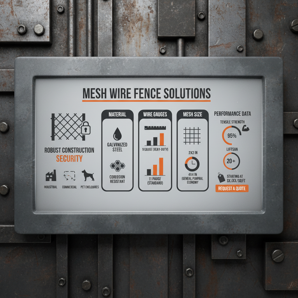 Comprehensive Guide to Mesh Wire Fence for Sale and Its Global Applications