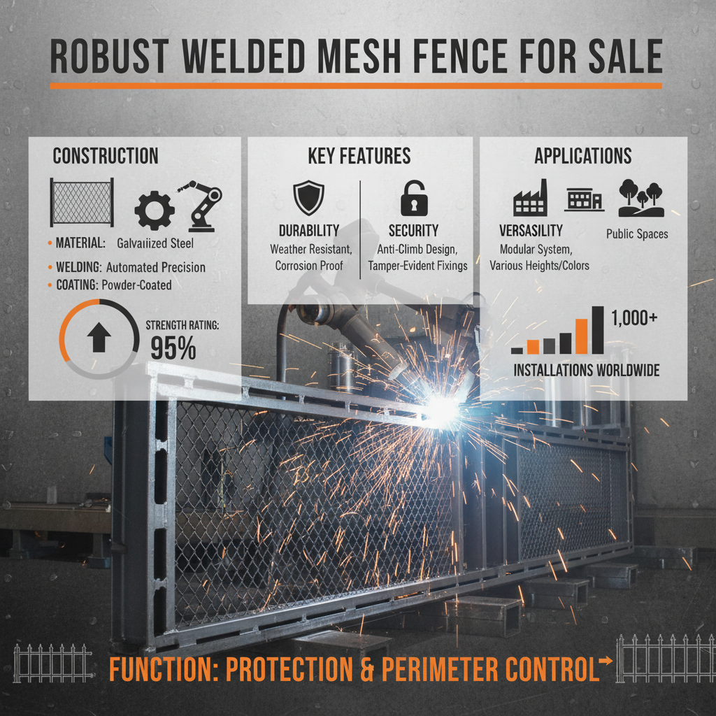 Secure Your Property with High Quality Welded Mesh Fence for Sale