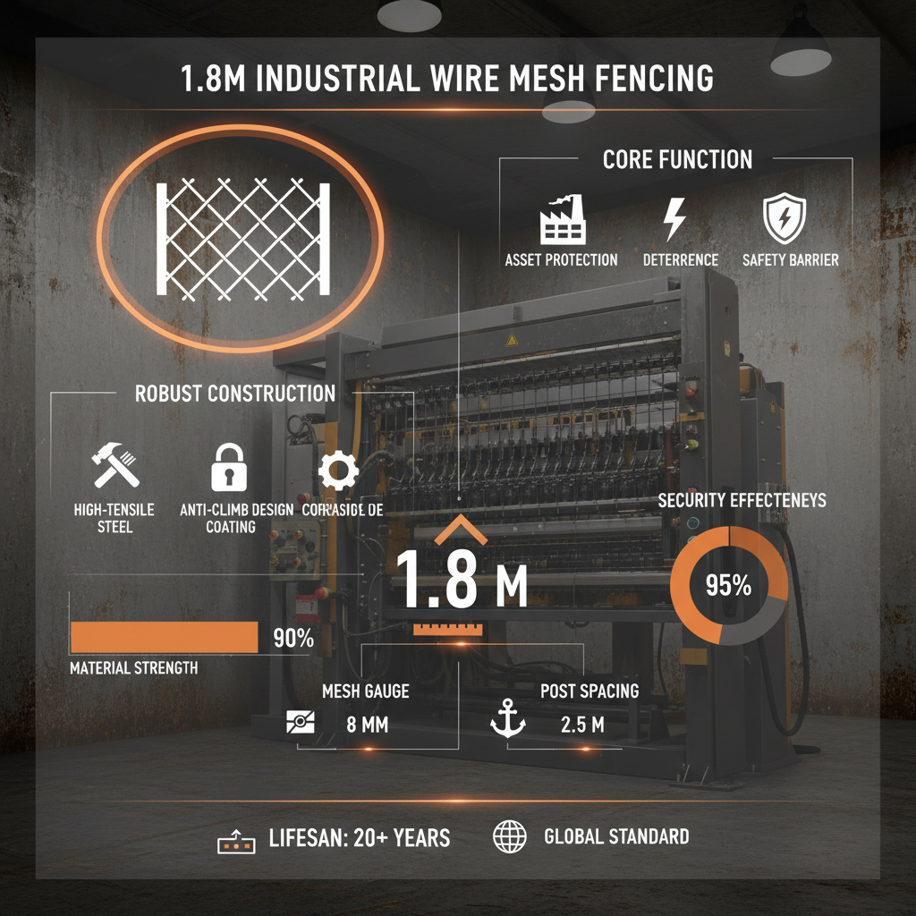 Exploring the Applications and Benefits of 1.8 m wire mesh fencing