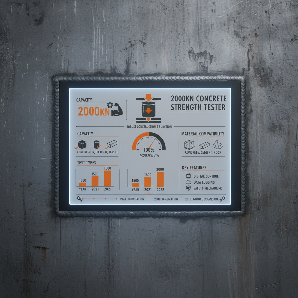 2000KN Concrete Strength machine