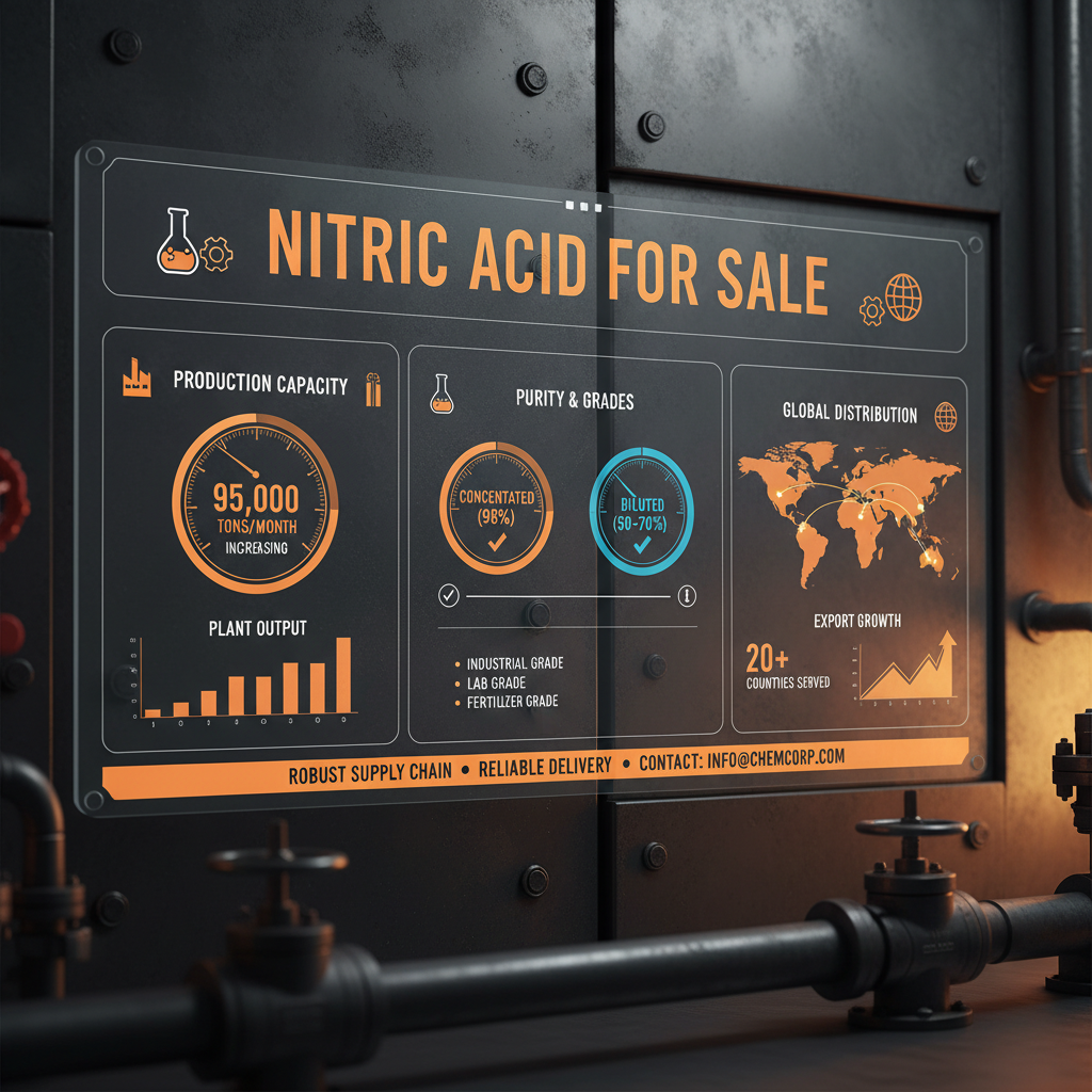 nitric acid for sale