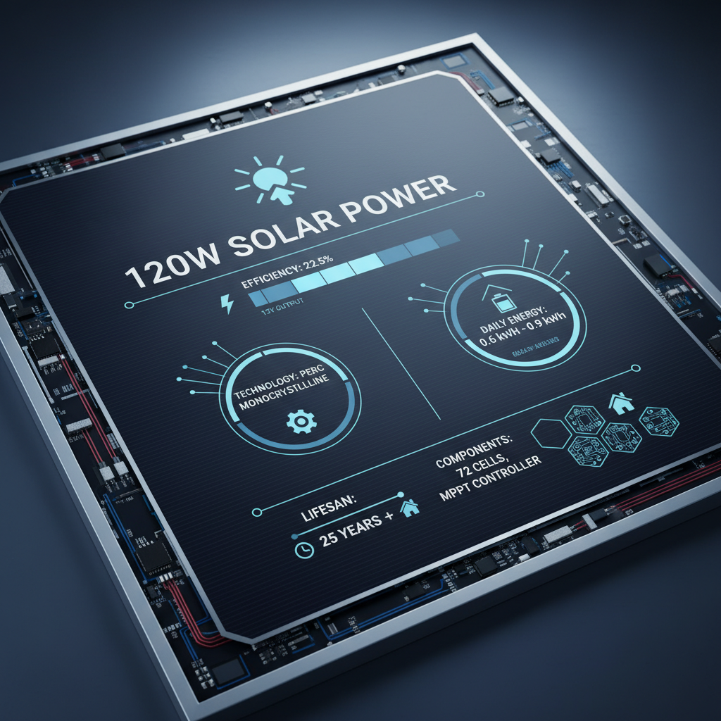 120 watt solar panel