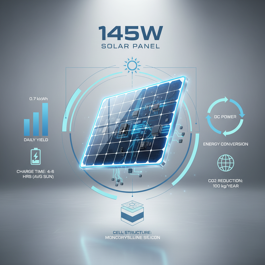 145 watt solar panel