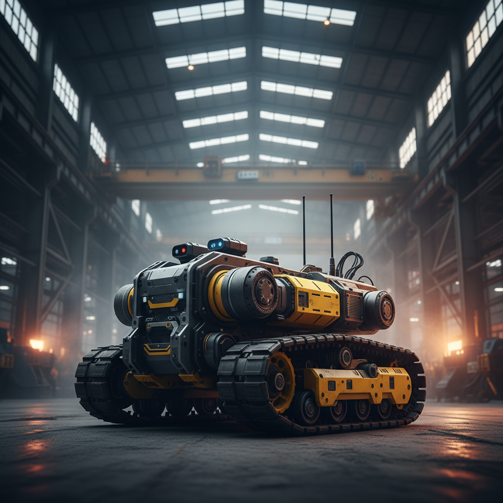 tracked inspection robot