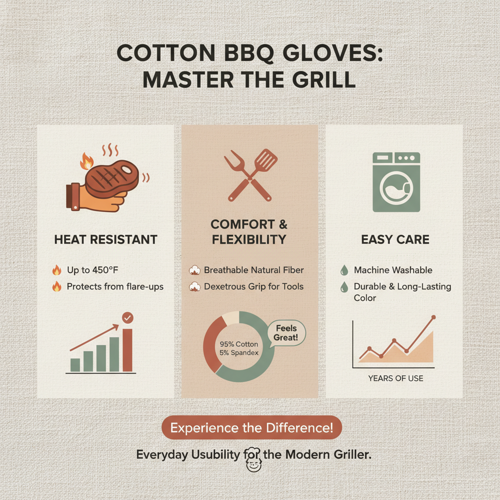 cotton bbq gloves