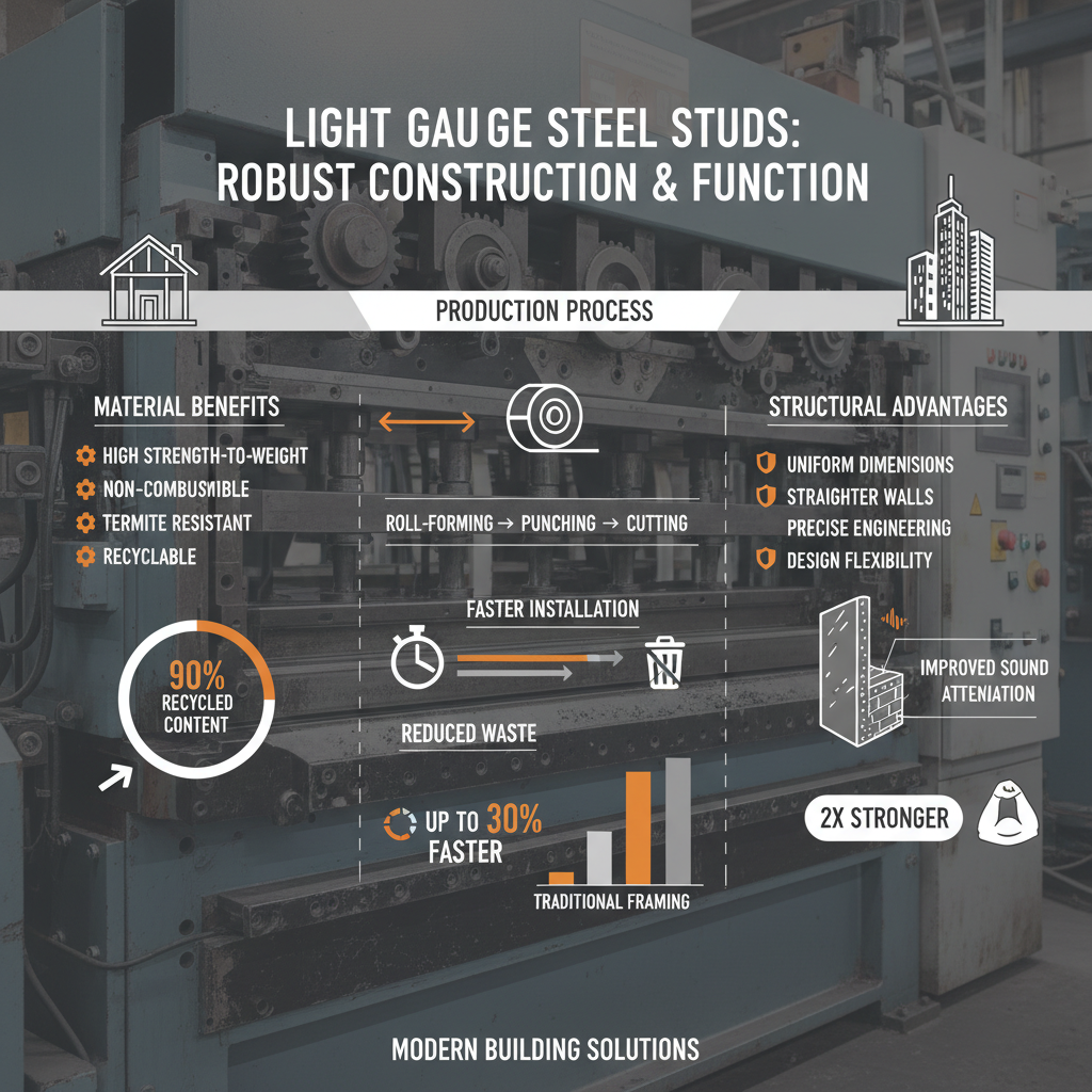 light gauge steel studs