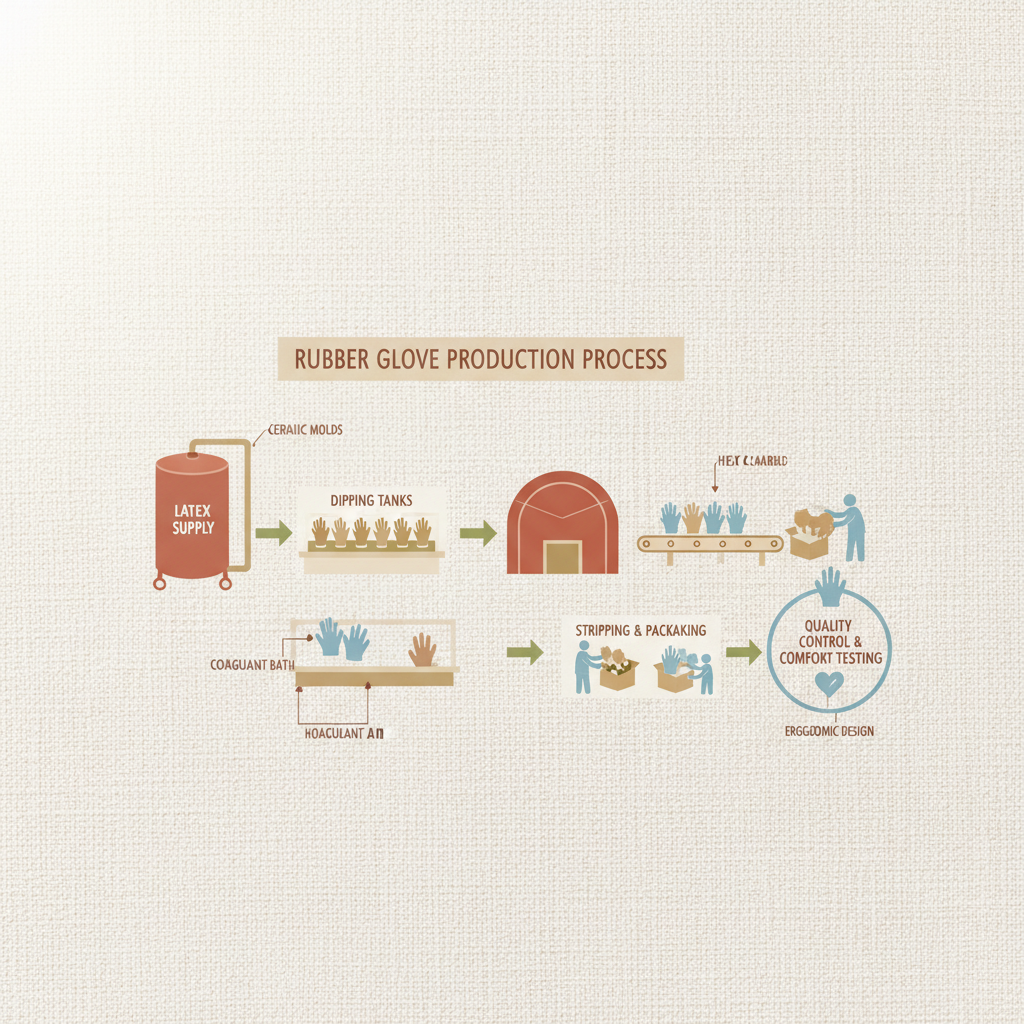 rubber glove factory