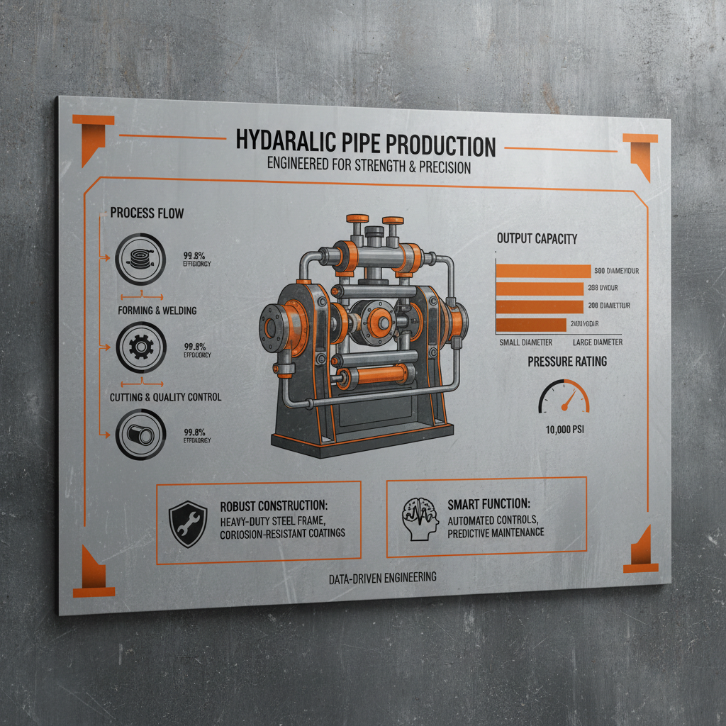 hydraulic pipe making machine