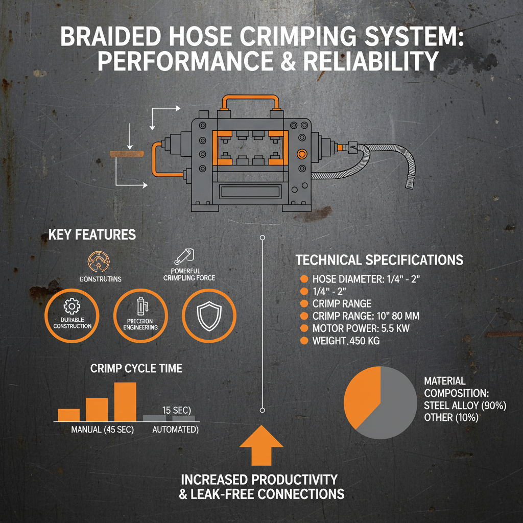 braided hose crimping machine