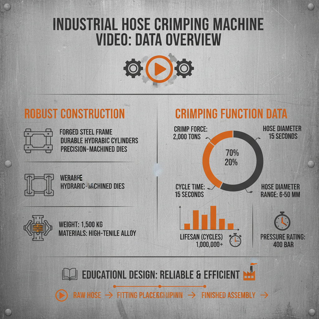 hose crimping machine video