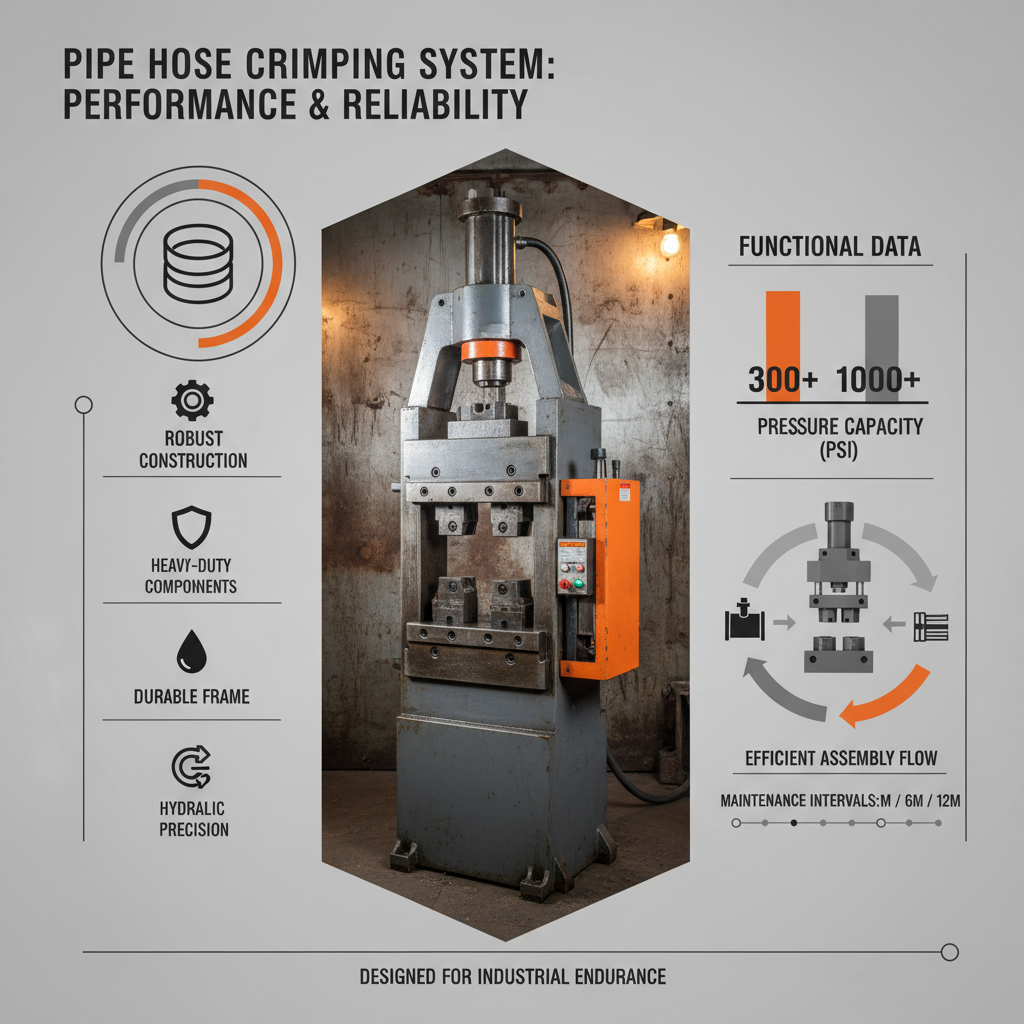 pipe hose crimping machine