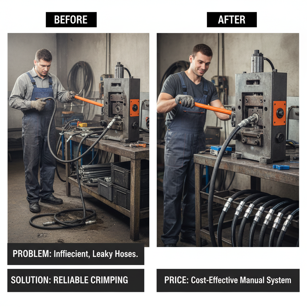 manual hose crimping machine price