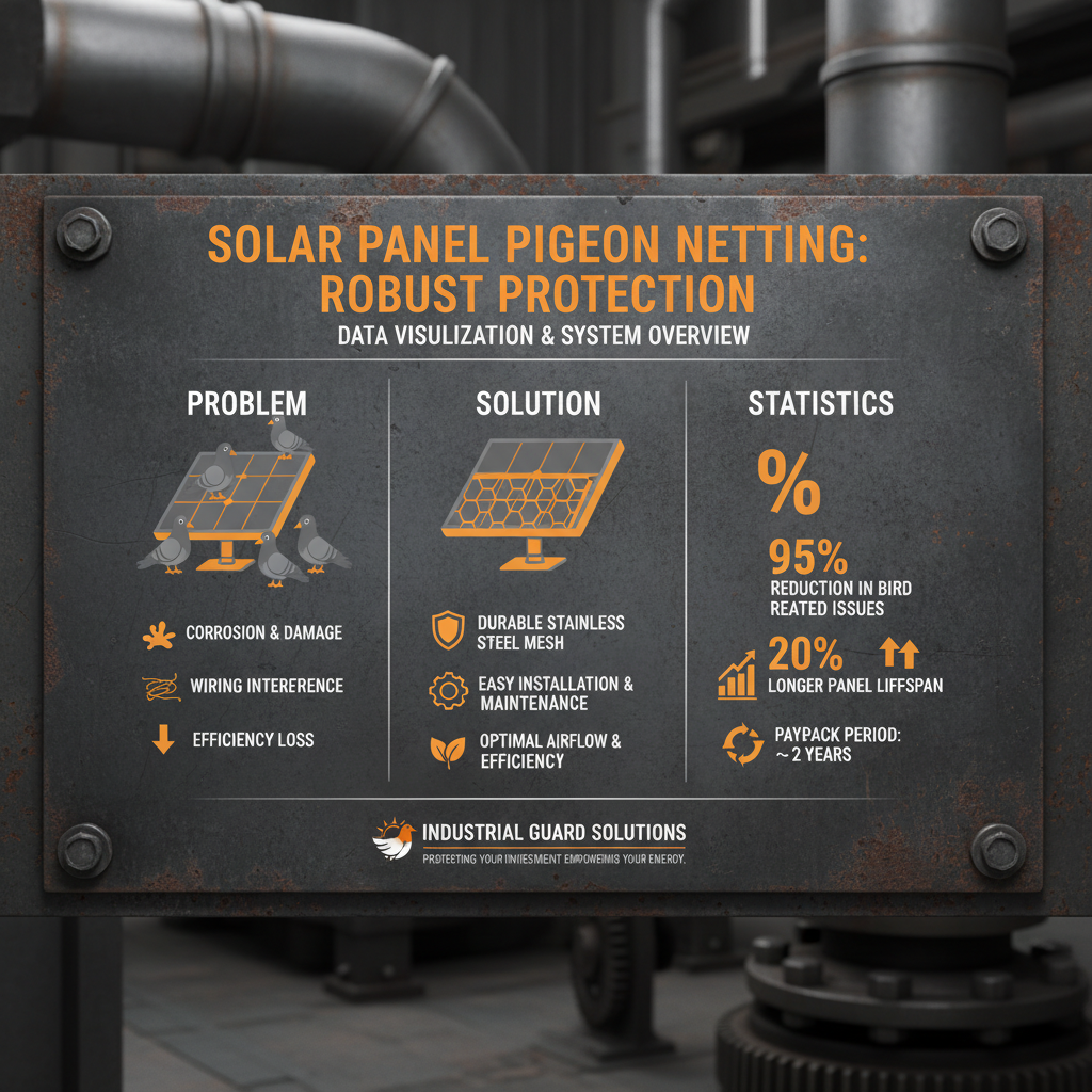 pigeon netting for solar panels