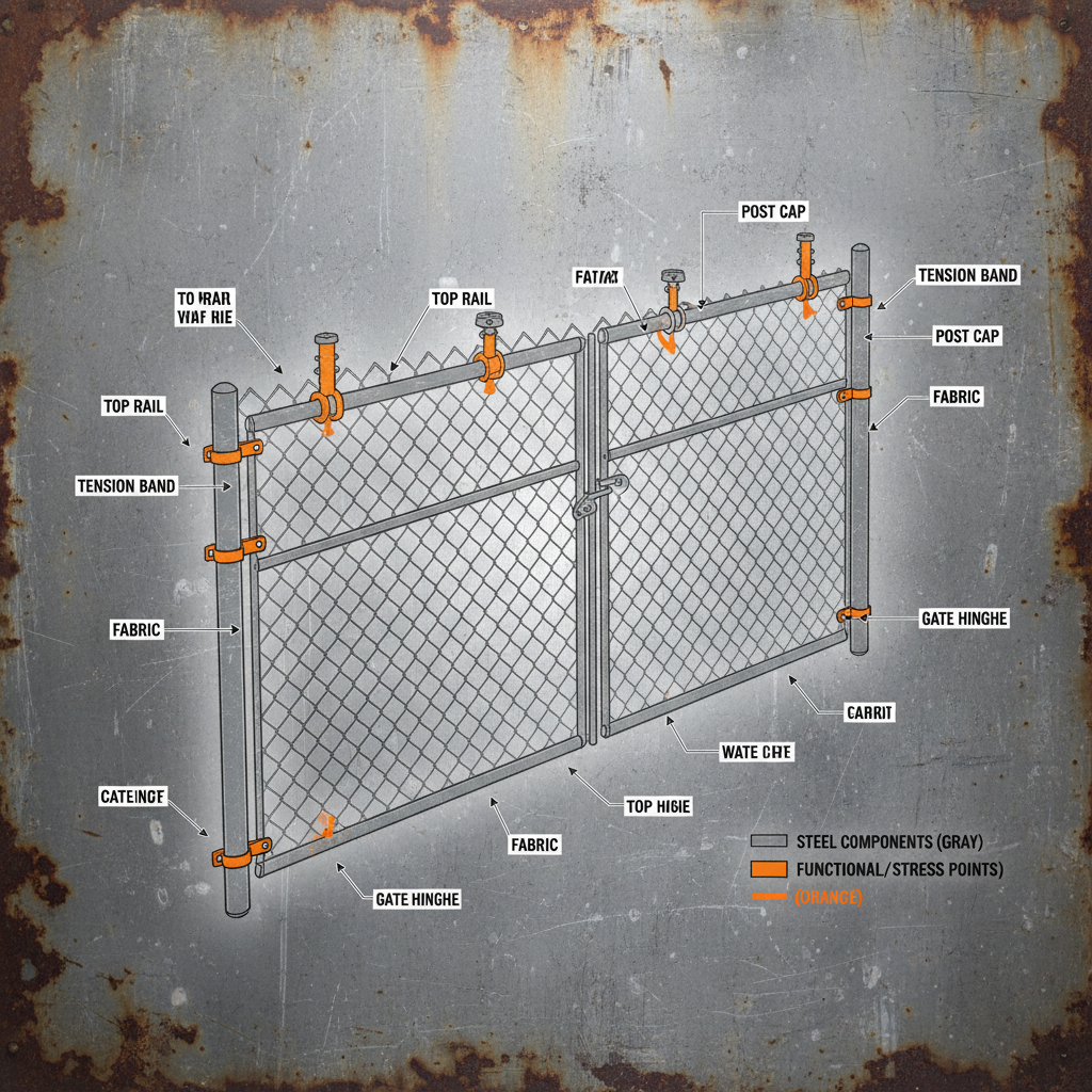 chain link fencing supplies