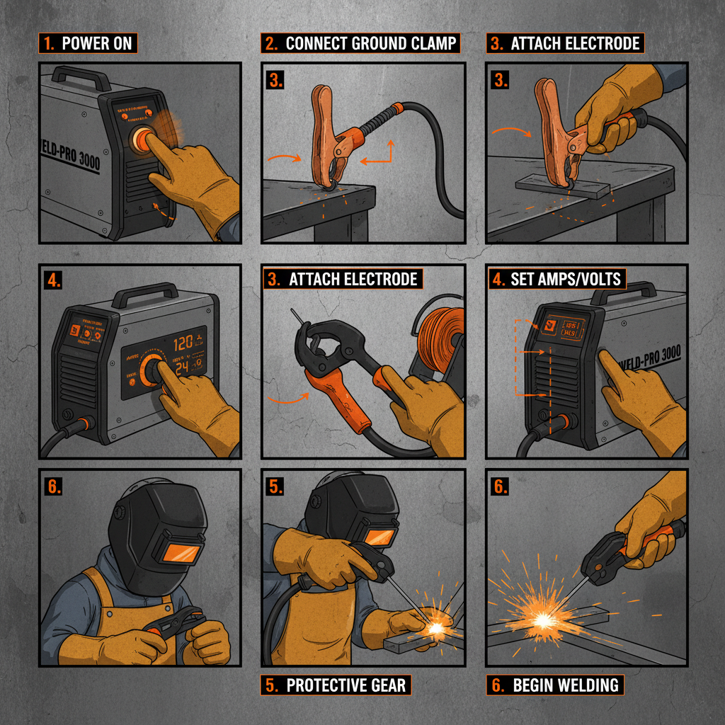 welding machine operation