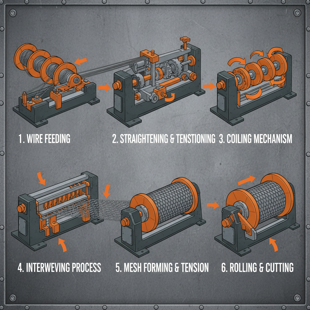 chicken mesh making machine