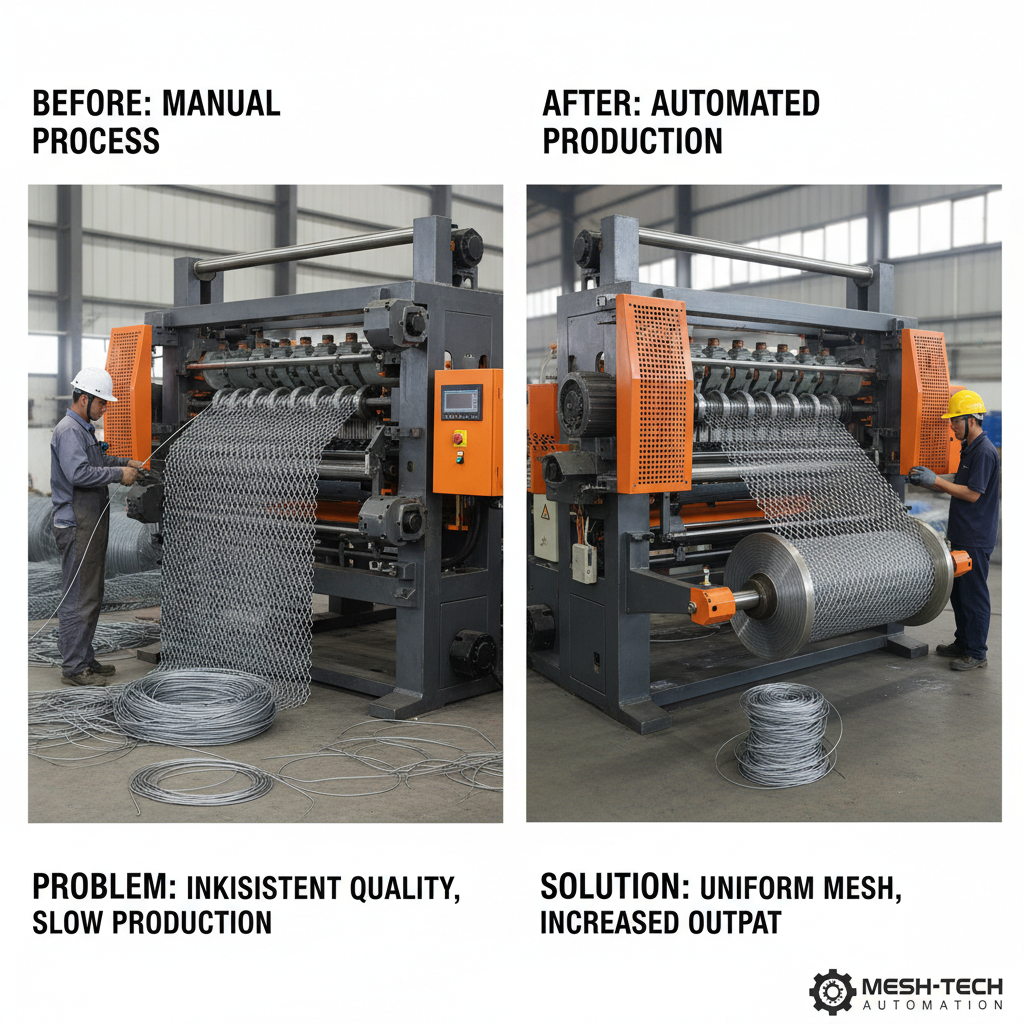 chicken wire mesh machine