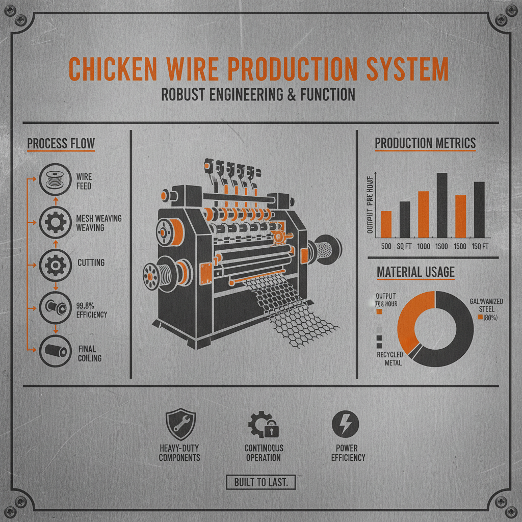 chicken wire machine