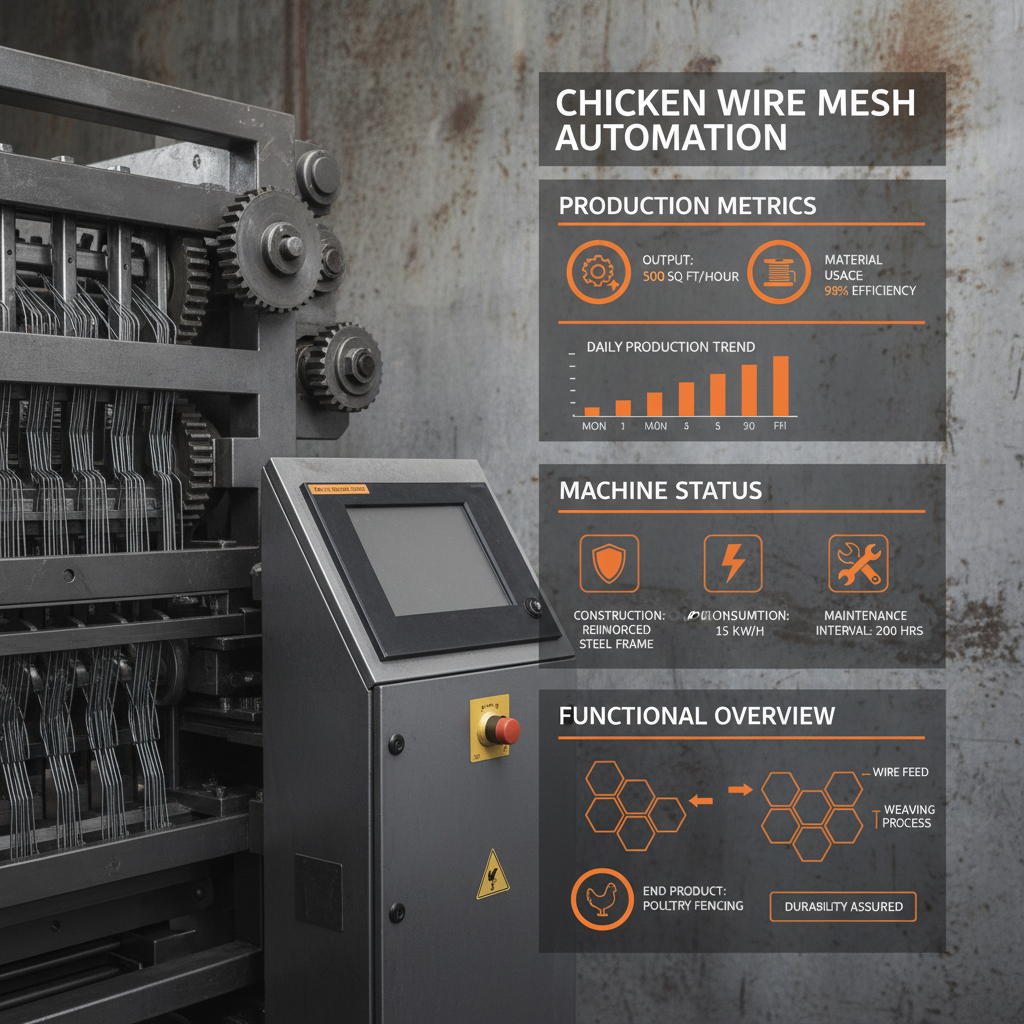 chicken wire mesh machine