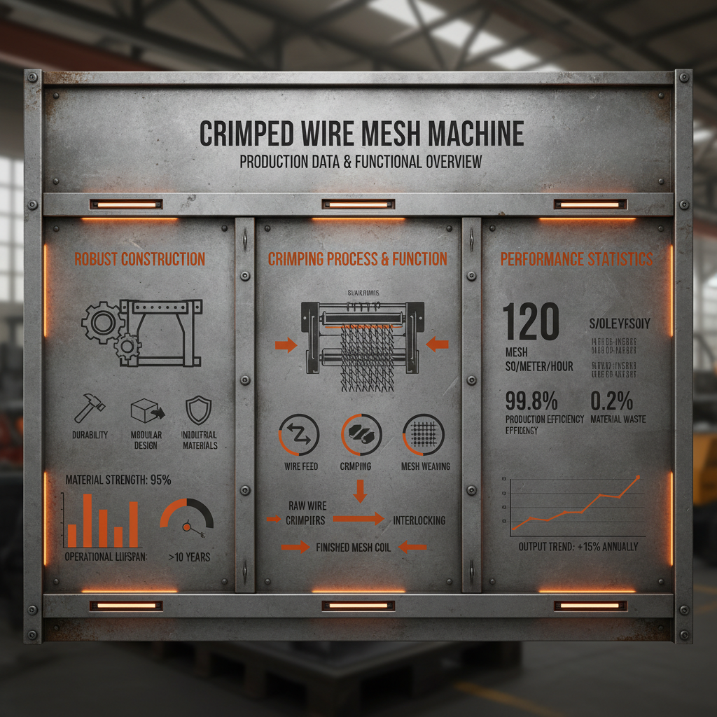 crimped wire mesh machine