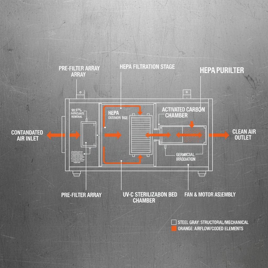 air purifier used in hospitals