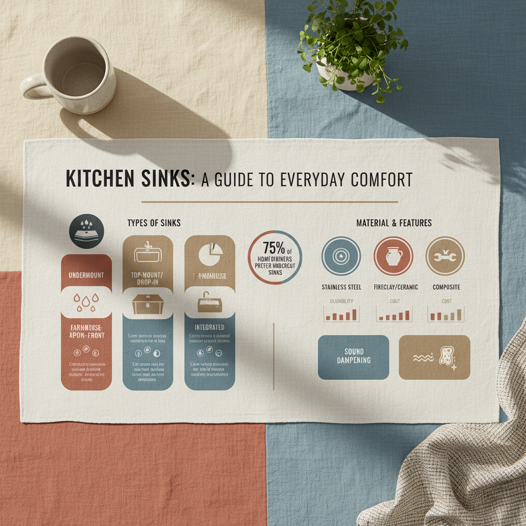 different types of kitchen sinks