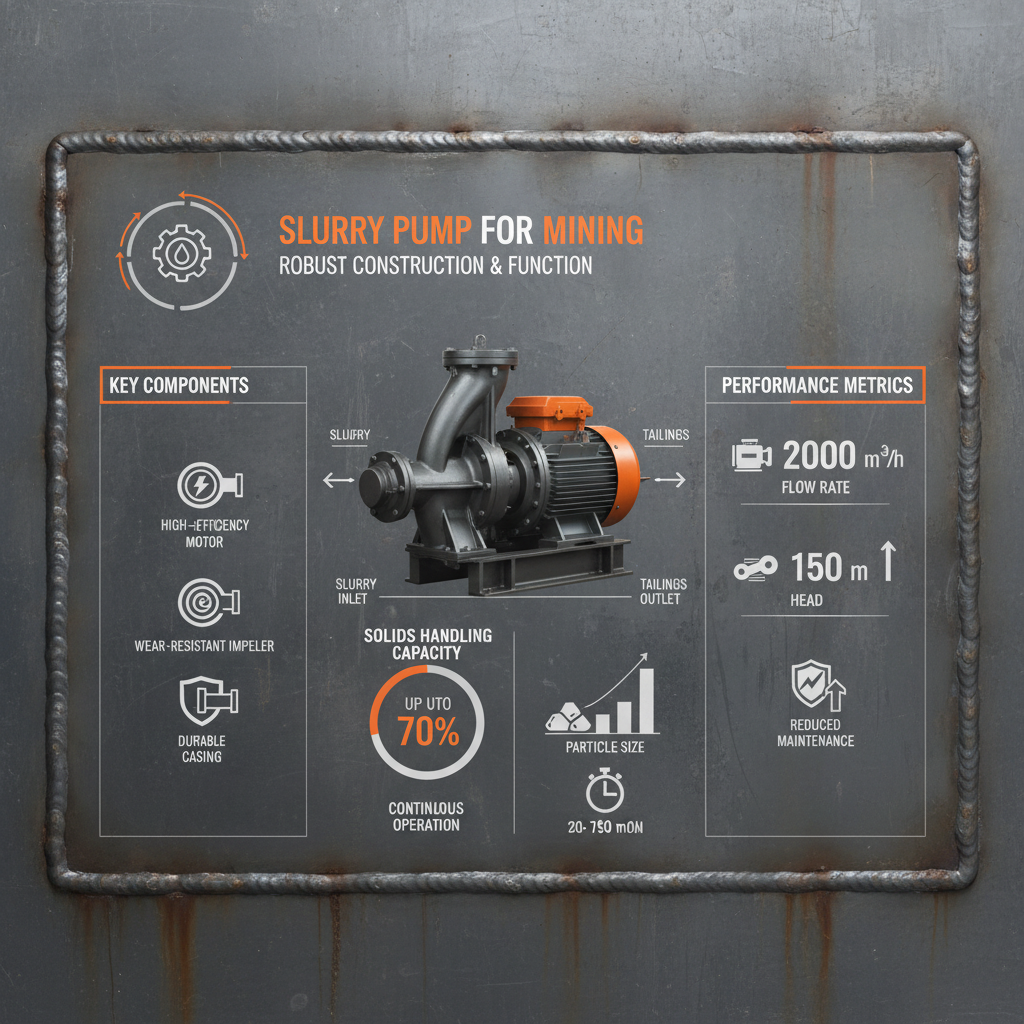 slurry pump for mining