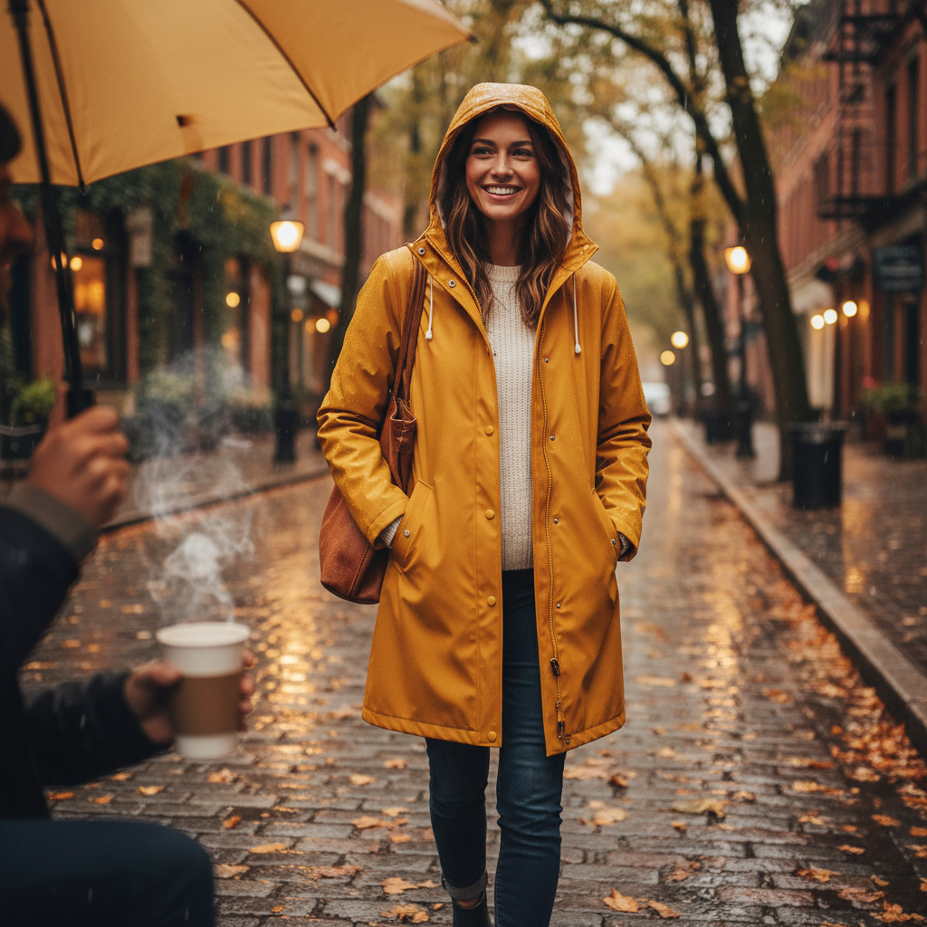 polyurethane raincoat