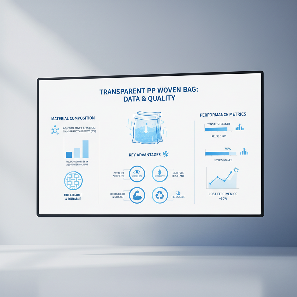 transparent pp woven bag