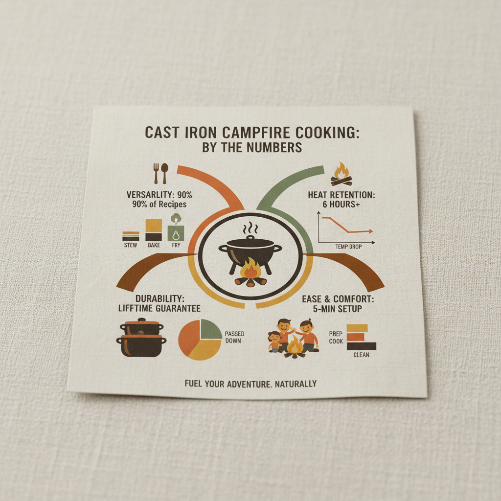 cast iron campfire cooking