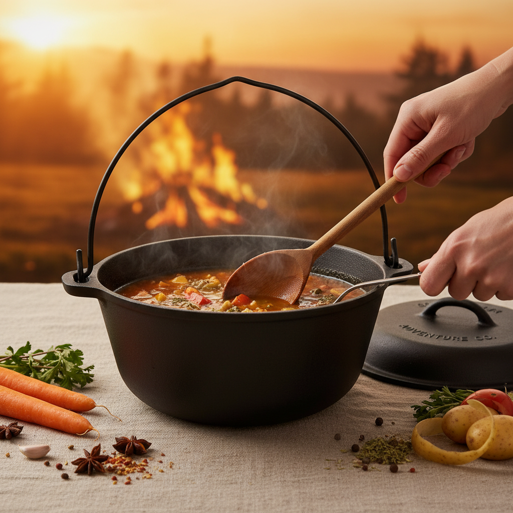 campfire cast iron pot