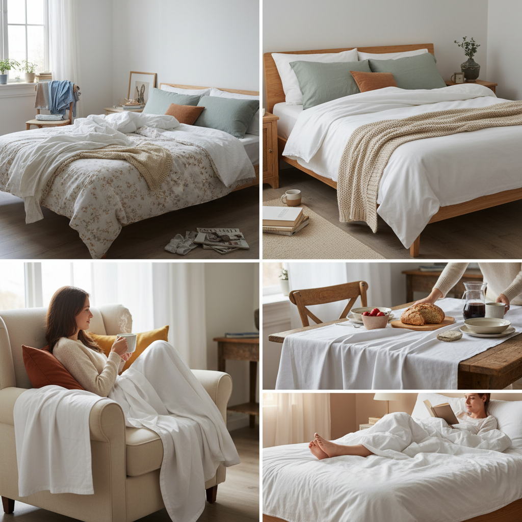 white flat sheets bulk