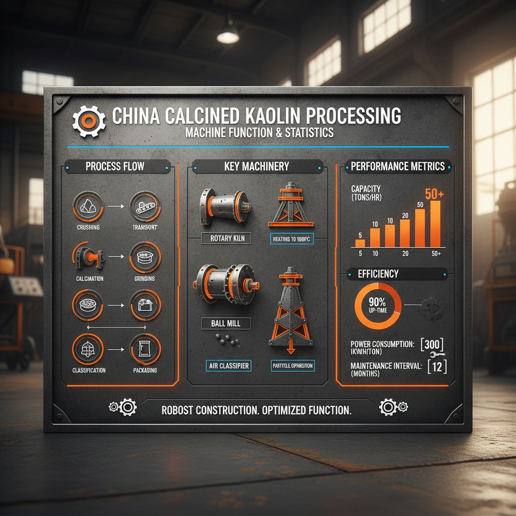China calcined Kaolin Processing Machine