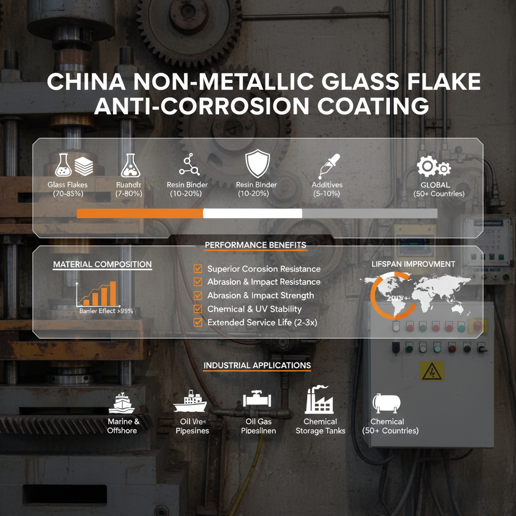 China non-metallic Glass Flake Anti-corrosion Coating